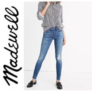 Madewell 9’ High Rise Skinny Jeans Size 26